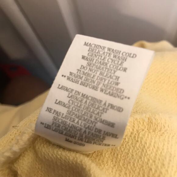 Z SUPPLY Hoodie Pullover Women’s S Yellow RN# 135090 - Picture 7 of 8